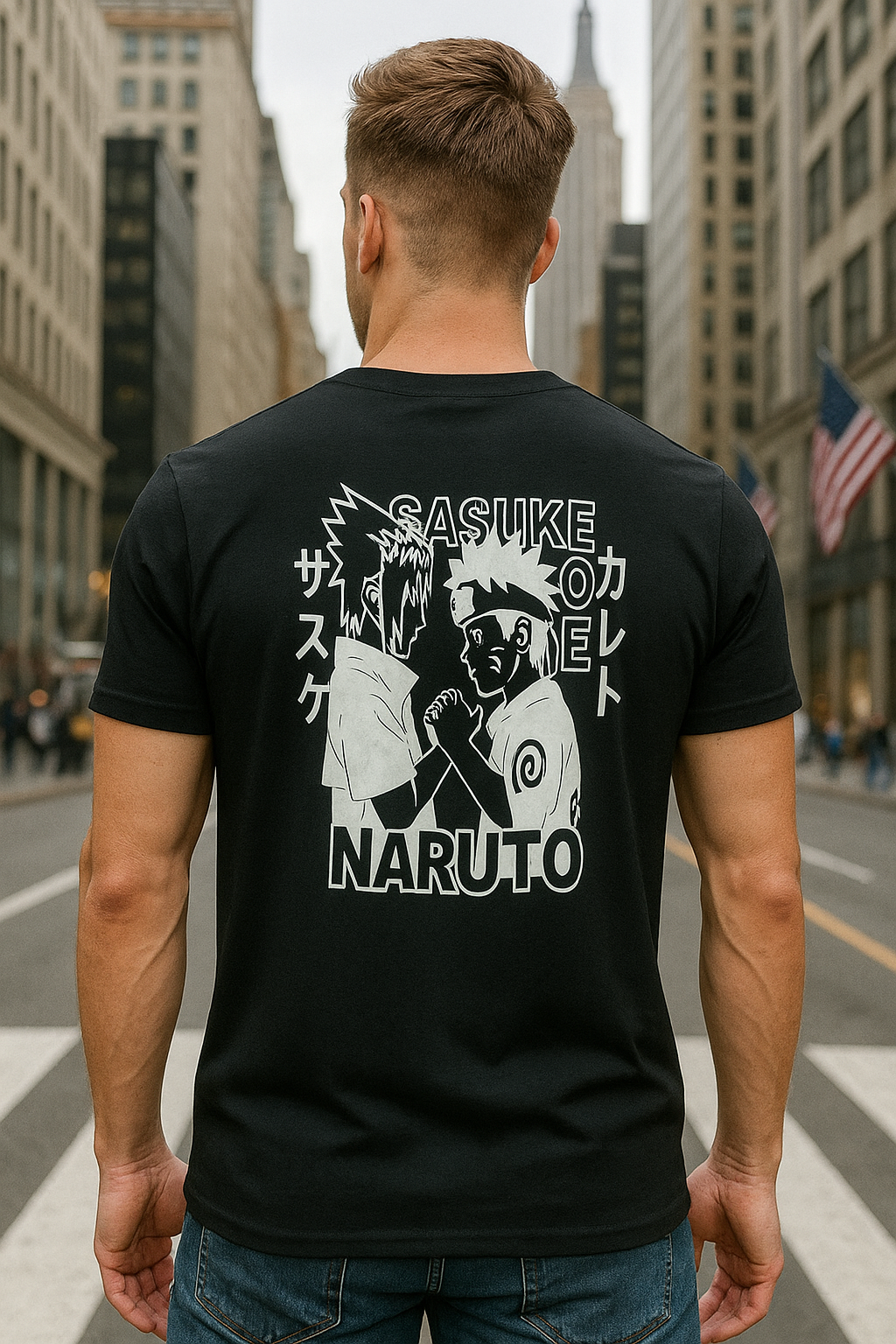 Naruto x Sasuke Brotherhood Graphic Tee